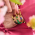 Mini Pixiu Feng Shui Bracelet | EARTH Element | Green Agate x 18k Gold
